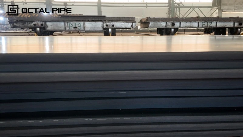 heavy and wide plate products stacked by specification heavy and wide plate products stacked by specification